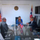 Gabriella Boffelli, executive director of the Puerto Rico Federal Affairs Administration, meets with Florida government officials to discuss expanded support services for Puerto Ricans living in the state.