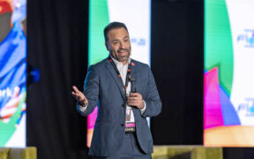 Paulo Preciado, executive adviser partner for the Caribbean and Central America at Great Place to Work, speaks at the Society for Human Resource Management–Puerto Rico Chapter’s 2025 conference at El Conquistador Resort in Fajardo.