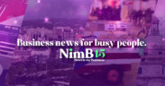 A promotional banner marking News is my Business’ 15th anniversary.