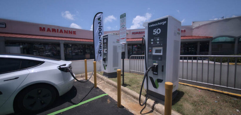 Velocicharge recently inaugurated its newest electric vehicle charging station at Plaza Isabela.