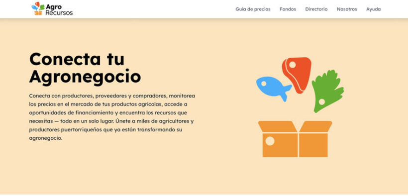 AgroRecursos, available at agrorecursos.com, took more than two years to develop and already has users in all 78 municipalities of Puerto Rico.