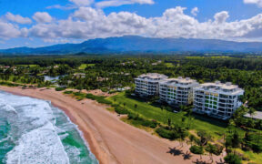 Four Seasons Resort and Residences Puerto Rico sits on a two-mile beach in Río Grande on the island’s northeastern coast.