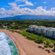 Four Seasons Resort and Residences Puerto Rico sits on a two-mile beach in Río Grande on the island’s northeastern coast.