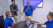 From left: JC Automation executives Eric Santana, Ricardo Conesa, Juan Sénquiz and Guillermo Aponte.