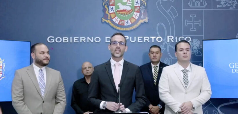 Norberto Almodóvar, deputy secretary of Puerto Rico’s Permit Management Office, presents the latest results on the permitting process. (Screen capture)