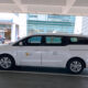 A taxi waits for passengers at Luis Muñoz Marín International Airport. (Credit: Taxi in Puerto Rico’s Facebook page)