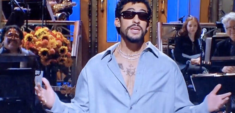 Benito Antonio Martínez-Ocasio, known as Bad Bunny, hosted “Saturday Night Live”