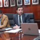 From left: Luis B. Méndez del Nido, general counsel of the Puerto Rico Department of Economic Development and Commerce’s Office of Legal Counsel and Legislative Affairs; agency Secretary Sebastián Negrón; and Ernesto J. Zayas-García, director of the department’s Business Incentives Office, during a press briefing on Act 60 oversight measures in San Juan.