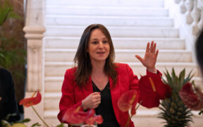 Dora Márquez, marketing director and general manager for Nestlé Professional Solutions in Puerto Rico, during the announcement of the company’s expanded beverage and culinary portfolio on the island.