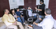 In 2024, the Rimas Foundation placed El Vagón, a mobile recording studio, at the Escuela con Causa in Cataño, Puerto Rico, where young people learn music and production as part of the foundation’s community education programs.