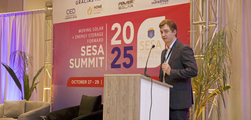 At the 2025 Solar Energy and Storage Association Summit in San Juan, Max Issokson, senior research analyst at Wood Mackenzie, presented a study showing that Puerto Rico ranks third in the United States for residential solar and battery storage installations.