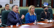 From left, attorney Antonio Ramírez, representing the Puerto Rico International Insurers Association, and Insurance Commissioner Suzette Del Valle-Lecároz testify during a public hearing at the Capitol in San Juan on House Bill 428, which seeks to strengthen oversight of Puerto Rico’s international insurance industry.
