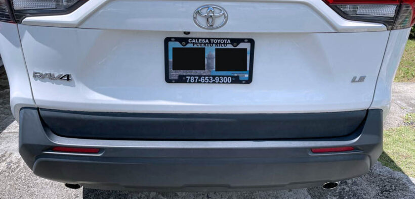 A Puerto Rico license plate, the subject of a House investigation into the single plate system.