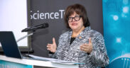 Lucy Crespo, CEO of the Puerto Rico Science, Technology and Research Trust, received the “Faces of Bioscience” award during Induniv’s 40th anniversary celebration in San Juan.