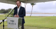 Nickolaus Cortese, executive vice president of Grand Reserve Puerto Rico, announced the start of construction on Marea Residences, a $100 million oceanfront development in Río Grande.