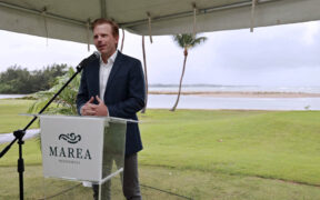 Nickolaus Cortese, executive vice president of Grand Reserve Puerto Rico, announced the start of construction on Marea Residences, a $100 million oceanfront development in Río Grande.