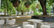 Plaza de la Convalecencia in Río Piedras, one of two historic public spaces slated for restoration under San Juan’s district revitalization plan.