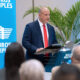 Yamil J. García-Díaz, president of the Cooperativa de Seguros Múltiples, announced $50,000 in donations to five community organizations in Puerto Rico.