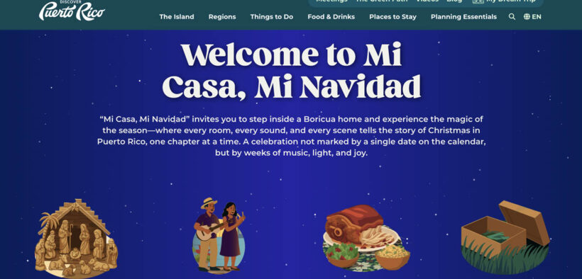 A new digital platform from Discover Puerto Rico invites global audiences to explore Puerto Rican holiday traditions through storytelling, original artwork and cultural content.