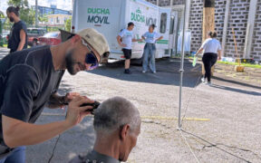 Iniciativa Comunitaria’s mobile units provide hygiene and support services across Puerto Rico as part of the nonprofit’s annual holiday assistance campaign.