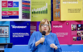 Gloria Viscasillas, executive director and multisectoral integrator of Echar Pa’lante