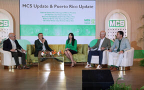 Senior MCS executives speak during the Commercial Forum 2026, held Oct. 24 at the Hilton Garden Inn San Juan, to discuss financial results, provider networks, service quality and institutional trust.