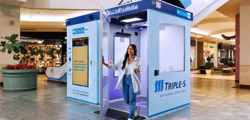 The first MiConsulta MD location was placed at Plaza Las Américas near the JCPenney entrance, where Triple-S launched the on-demand service for members seeking medical evaluations.