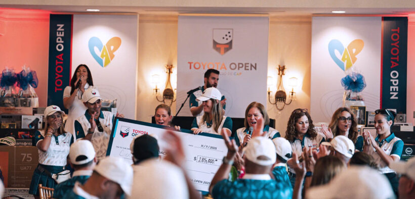 Toyota de Puerto Rico held its third Toyota Open golf tournament in Río Grande, raising $185,000 for the CAP Foundation with the support of 50 sponsors.