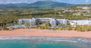 Located between El Yunque National Forest and the Atlantic Ocean in Río Grande, Puerto Rico, the 500-acre Wyndham Grand Rio Mar resort features newly renovated rooms, pools and amenities.