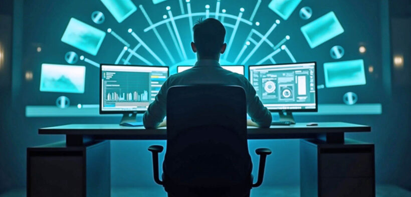 Artificial intelligence-powered monitoring raises new questions about privacy and productivity in the workplace. (Credit: Ahmadrizal7373 | Dreamstime.com)