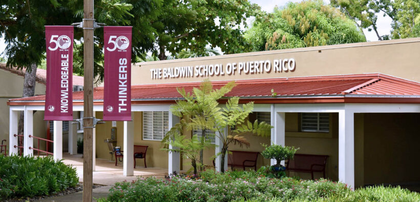 Baldwin School of Puerto Rico in Guaynabo, which ranked first in Schoolbell.net’s 2025 list of the island’s top private schools based on online reputation metrics. (Credit: Baldwin School of Puerto Rico's Facebook page)