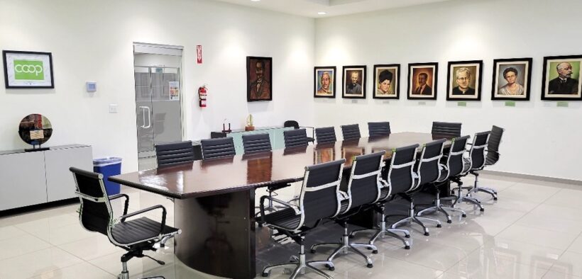 A conference room at the Liga de Cooperativas de Puerto Rico. (Screen capture of www.liga.coop)