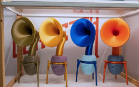 The Cornetta is a handcrafted Bluetooth speaker inspired by vintage gramophones and built in entrepreneur Héctor Montalvo’s workshop in Cataño.