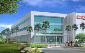 A rendering of Econo Supermarkets’ Distribution and Service Center in Canóvanas, which renewed its ISO 22000:2018 food safety certification through 2029.