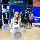 InvestPR CEO Ella Woger-Nieves speaks during a presentation on Puerto Rico’s investment results at an industry event.