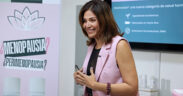 Biochoices founder Nimia I. Vázquez-Suárez speaks during the company’s soft opening in San Juan.
